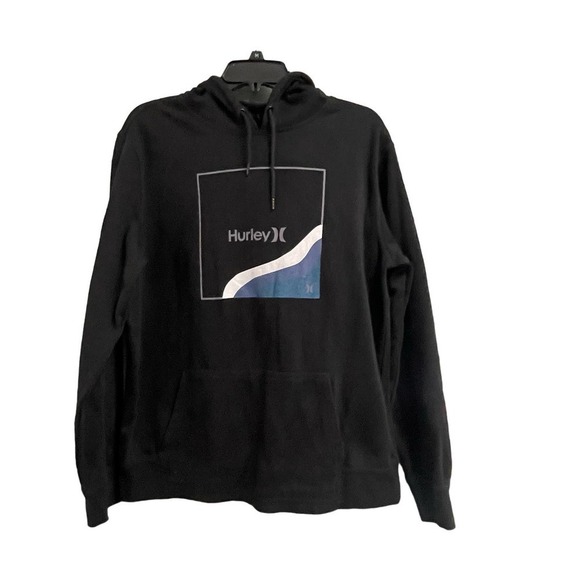 Hurley Mens Size Large Graphic Hoodie Sweatshirt Pullover - Picture 1 of 3
